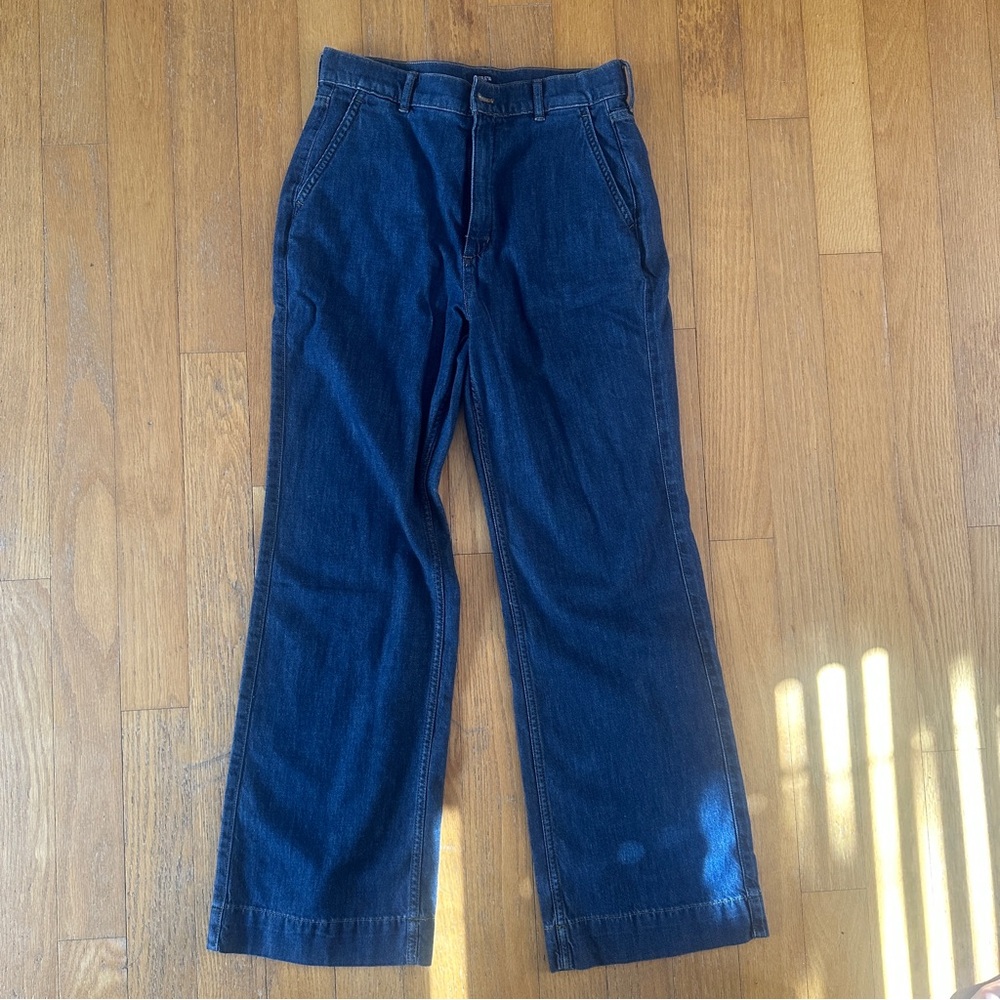 J. Crew Factory Blue Flare & Wide Leg Jeans
